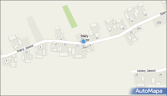 Stary Jawor, Stary Jawor, 13A, mapa Stary Jawor