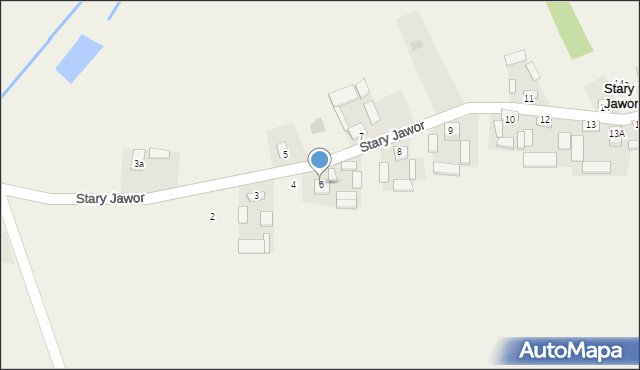 Stary Jawor, Stary Jawor, 6, mapa Stary Jawor