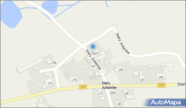Stary Julianów, Stary Julianów, 176, mapa Stary Julianów