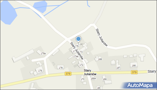 Stary Julianów, Stary Julianów, 177, mapa Stary Julianów