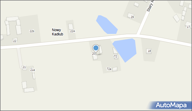 Stary Kadłub, Stary Kadłub, 20a, mapa Stary Kadłub