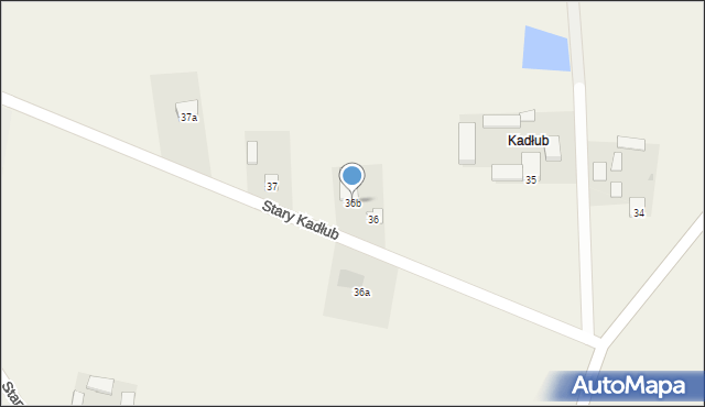 Stary Kadłub, Stary Kadłub, 36b, mapa Stary Kadłub