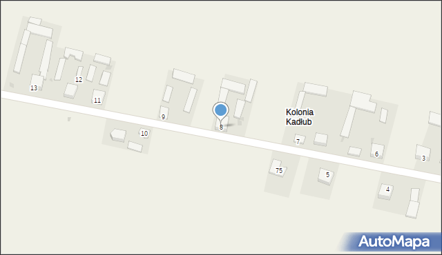 Stary Kadłub, Stary Kadłub, 8, mapa Stary Kadłub