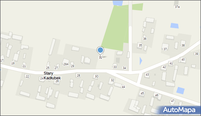 Stary Kadłubek, Stary Kadłubek, 31, mapa Stary Kadłubek