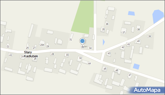 Stary Kadłubek, Stary Kadłubek, 33, mapa Stary Kadłubek