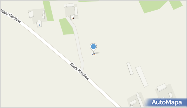 Stary Karolew, Stary Karolew, 2a, mapa Stary Karolew