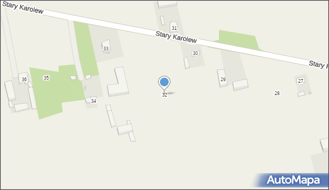 Stary Karolew, Stary Karolew, 32, mapa Stary Karolew