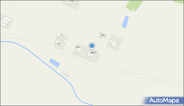 Stary Kiączyn, Stary Kiączyn, 30b, mapa Stary Kiączyn