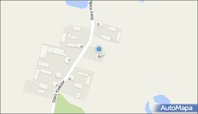 Stary Kiełbów, Stary Kiełbów, 35a, mapa Stary Kiełbów