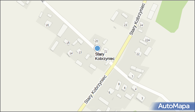 Stary Kobrzyniec, Stary Kobrzyniec, 12, mapa Stary Kobrzyniec