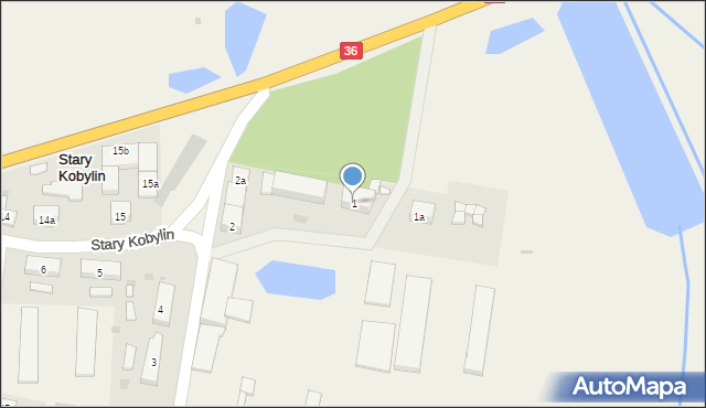 Stary Kobylin, Stary Kobylin, 1, mapa Stary Kobylin