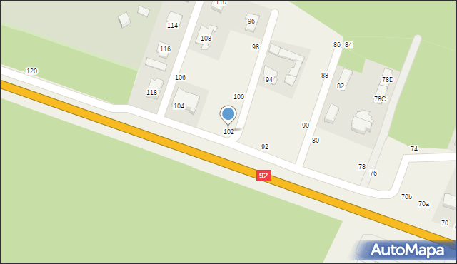 Stary Konik, Stary Konik, 102, mapa Stary Konik