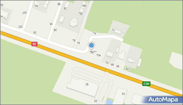 Stary Konik, Stary Konik, 70b, mapa Stary Konik