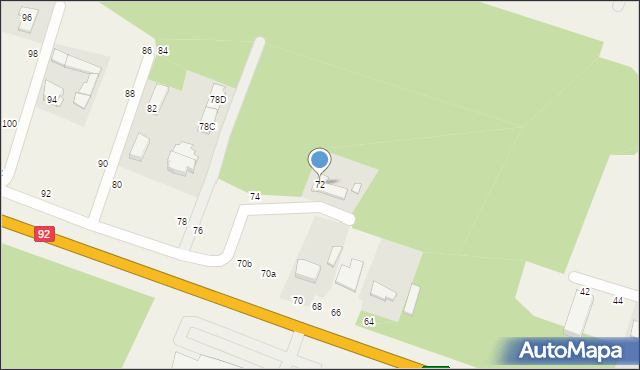 Stary Konik, Stary Konik, 72, mapa Stary Konik