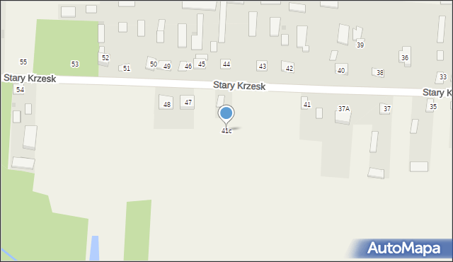 Stary Krzesk, Stary Krzesk, 41c, mapa Stary Krzesk