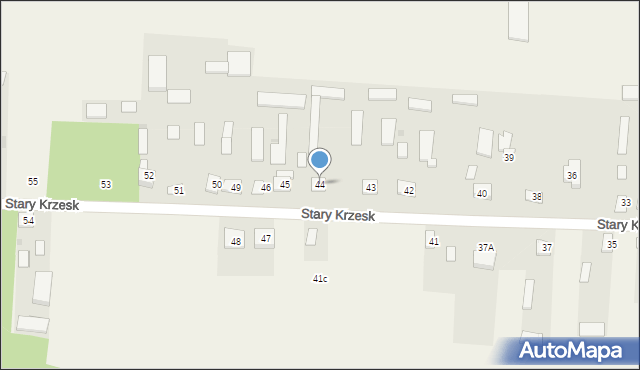 Stary Krzesk, Stary Krzesk, 44, mapa Stary Krzesk