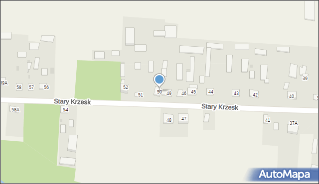 Stary Krzesk, Stary Krzesk, 50, mapa Stary Krzesk