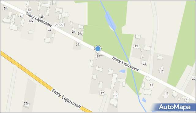 Stary Łajszczew, Stary Łajszczew, 18, mapa Stary Łajszczew