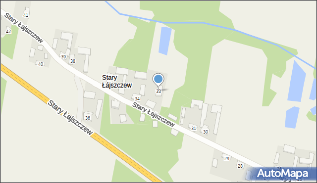 Stary Łajszczew, Stary Łajszczew, 33, mapa Stary Łajszczew