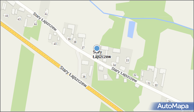Stary Łajszczew, Stary Łajszczew, 35, mapa Stary Łajszczew