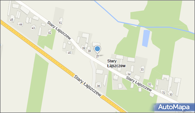 Stary Łajszczew, Stary Łajszczew, 37, mapa Stary Łajszczew