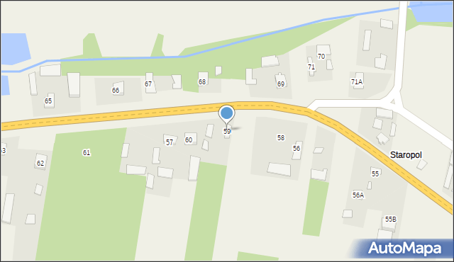 Stary Łajszczew, Stary Łajszczew, 59, mapa Stary Łajszczew