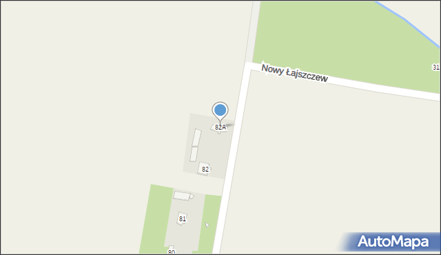 Stary Łajszczew, Stary Łajszczew, 82A, mapa Stary Łajszczew