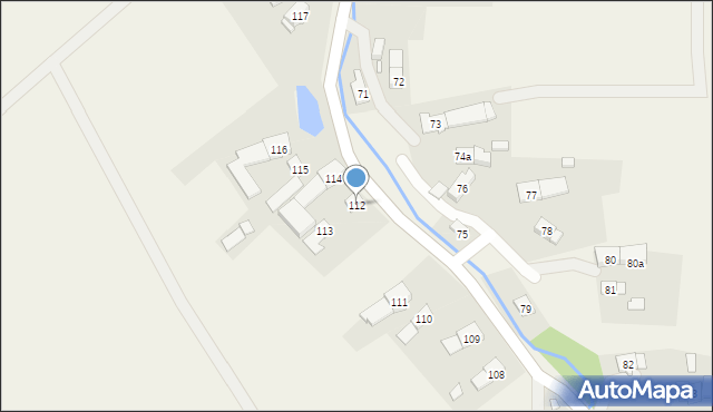 Stary Las, Stary Las, 112, mapa Stary Las