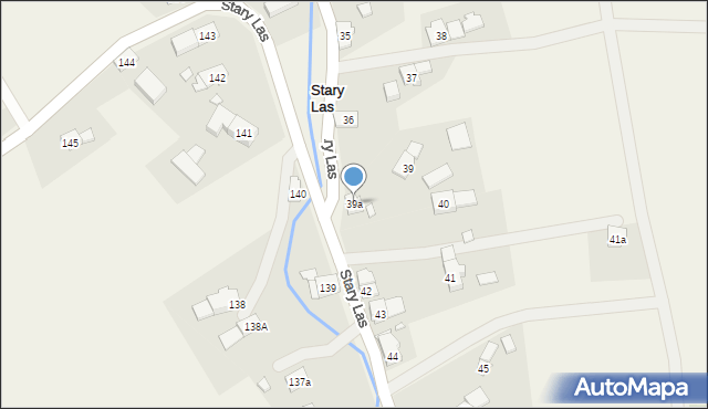 Stary Las, Stary Las, 39a, mapa Stary Las