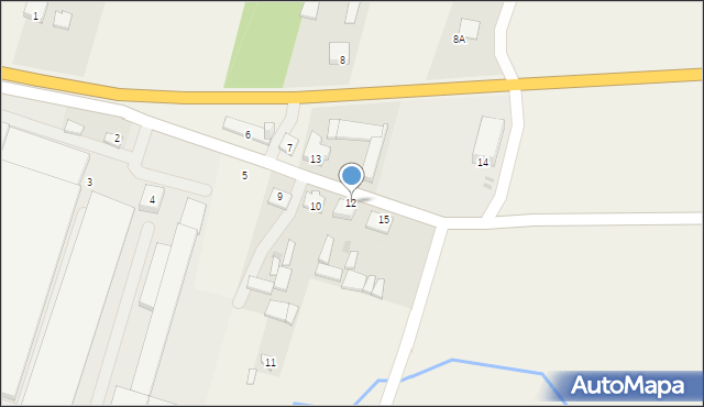 Stary Laskowiec, Stary Laskowiec, 12, mapa Stary Laskowiec