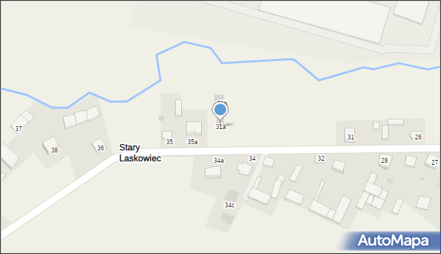 Stary Laskowiec, Stary Laskowiec, 31a, mapa Stary Laskowiec