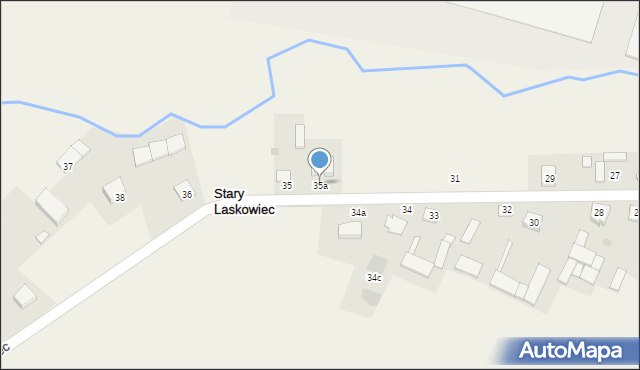 Stary Laskowiec, Stary Laskowiec, 35a, mapa Stary Laskowiec