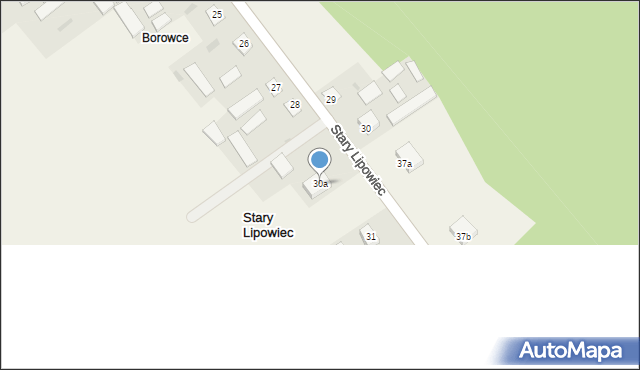Stary Lipowiec, Stary Lipowiec, 30a, mapa Stary Lipowiec