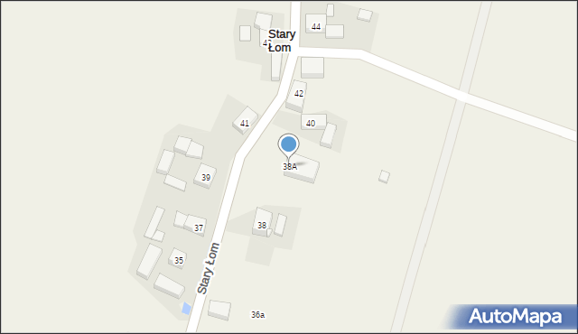 Stary Łom, Stary Łom, 38A, mapa Stary Łom