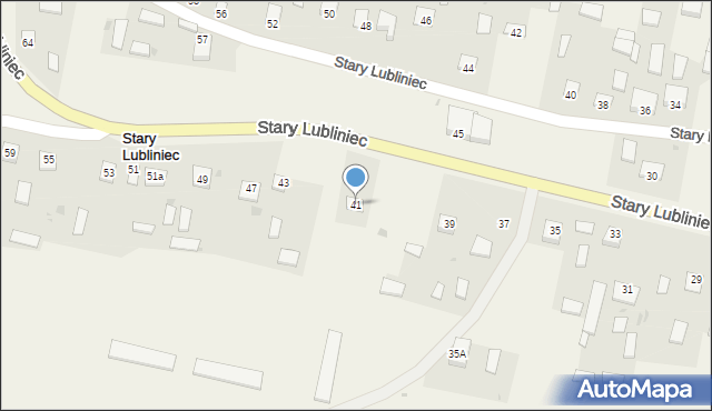 Stary Lubliniec, Stary Lubliniec, 41, mapa Stary Lubliniec