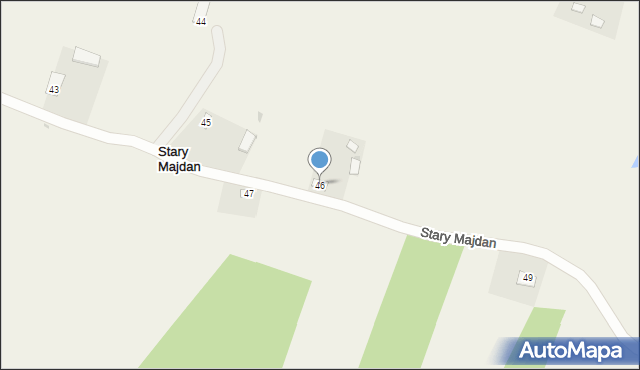 Stary Majdan, Stary Majdan, 46, mapa Stary Majdan