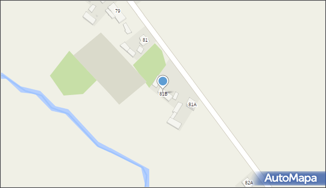 Stary Miastków, Stary Miastków, 81B, mapa Stary Miastków