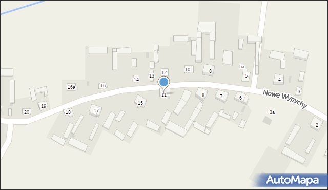Stary Mystkówiec, Stary Mystkówiec, 11, mapa Stary Mystkówiec