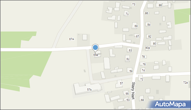 Stary Nart, Stary Nart, 63a, mapa Stary Nart