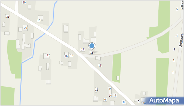 Stary Ochędzyn, Stary Ochędzyn, 13, mapa Stary Ochędzyn