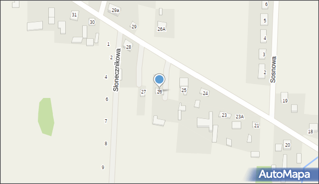 Stary Ochędzyn, Stary Ochędzyn, 26, mapa Stary Ochędzyn