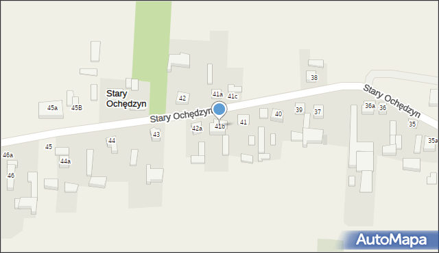 Stary Ochędzyn, Stary Ochędzyn, 41b, mapa Stary Ochędzyn