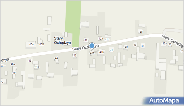 Stary Ochędzyn, Stary Ochędzyn, 42a, mapa Stary Ochędzyn