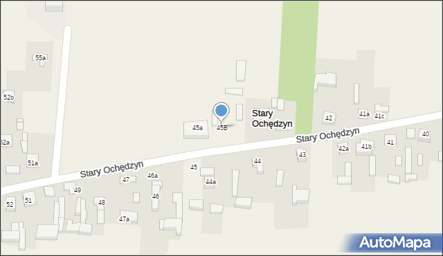 Stary Ochędzyn, Stary Ochędzyn, 45B, mapa Stary Ochędzyn