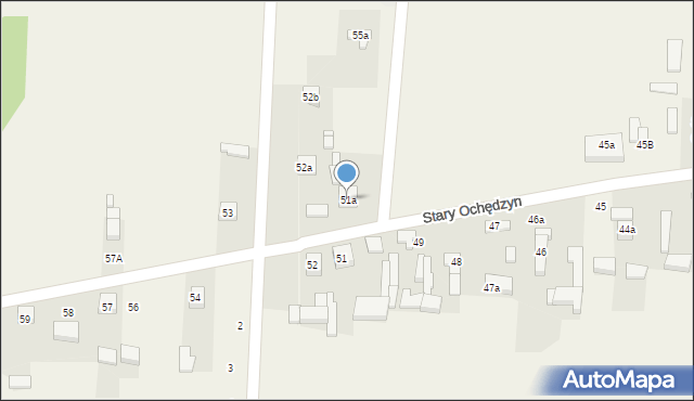 Stary Ochędzyn, Stary Ochędzyn, 51a, mapa Stary Ochędzyn