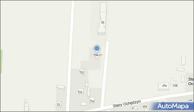 Stary Ochędzyn, Stary Ochędzyn, 51b, mapa Stary Ochędzyn