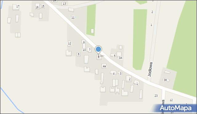 Stary Ochędzyn, Stary Ochędzyn, 8, mapa Stary Ochędzyn