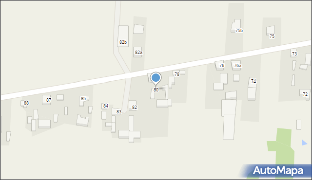 Stary Ochędzyn, Stary Ochędzyn, 80, mapa Stary Ochędzyn