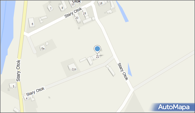 Stary Otok, Stary Otok, 21, mapa Stary Otok