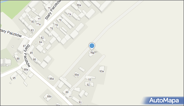 Stary Paczków, Stary Paczków, 76a, mapa Stary Paczków